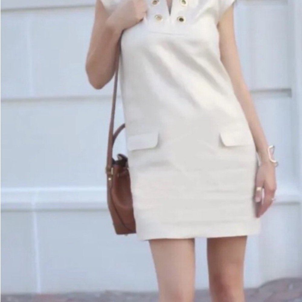 J. Crew Cream Mini Dress
